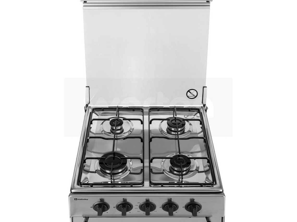 Meireles G 1530 DV X.1 Cocina de Gas Butano/Propano 3 Zonas 52cm + Horno  55L Acero Inoxidable, PcCo