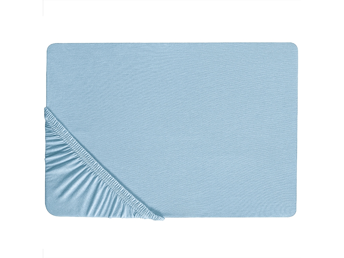 Sábana BELIANI Hofuf (Azul - Algodón - 200x200x30 cm)