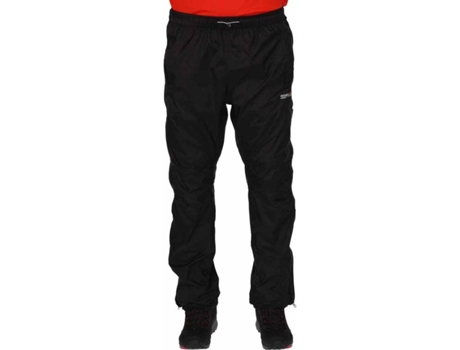 Pantalones para Hombre REGATTA Active Packaway Ii Overtrousers Negro para Montaña (M) |