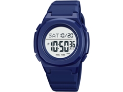 Reloj De Pulsera De Silicona Resistente Al Agua Y Ligero Con Cronógrafo A Prueba De Agua De 50 Atm Con Correa - Azul