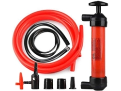 Bomba De Sifón Manual Portátil Para Automóvil Para Transferir Aceite, Gas Y Combustible, Inflar Y Extraer Líquidos