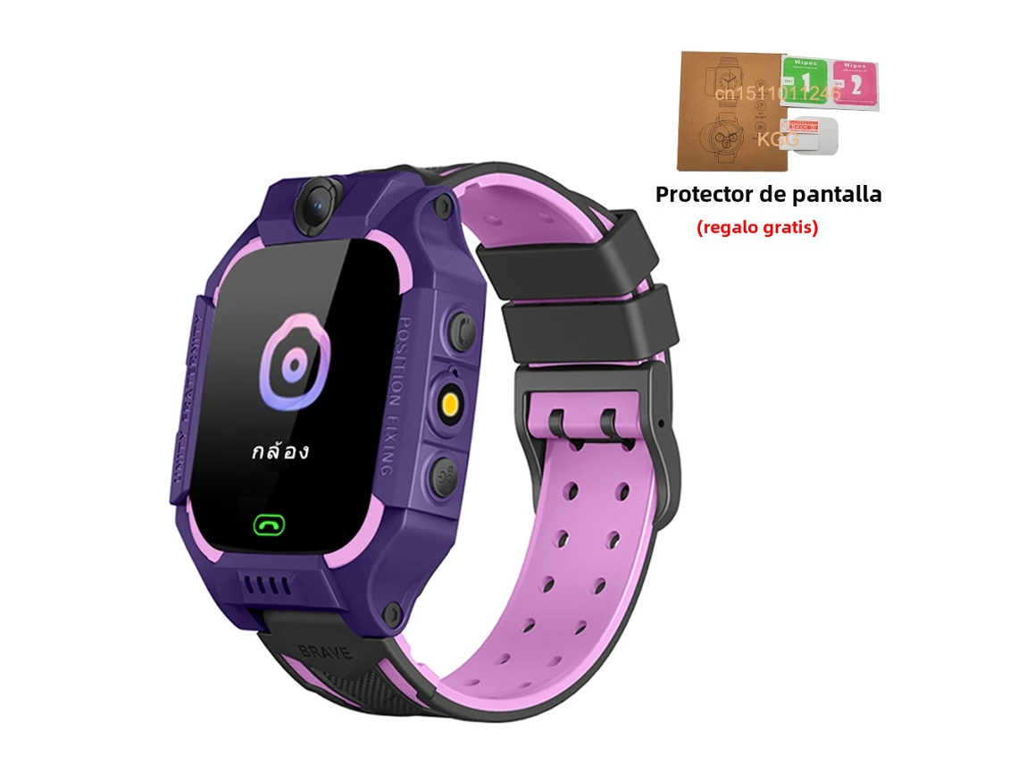 (morado) Reloj Inteligente Con Función De Monitoreo Remoto