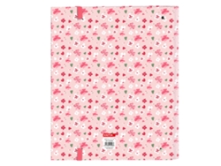 Carpeta de anillas VICKY MARTÍN BERROCAL In bloom Rosa 27 x 32 x 3.5 cm