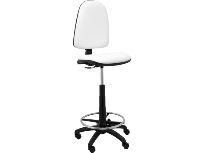 Silla de Escritorio Alta PIQUERAS Y CRESPO Ayna Blanco (Similpiel)