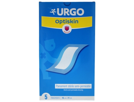 Curativo Vendaje Estéril Optiskin Semipermeable 15 X 9 Cm 5 Adhesivos URGO