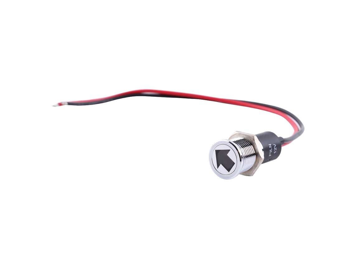 Panel De Luces Indicadoras Led De 12 V Y 14 Mm Para Bicicletas, Coches Y Barcos - Rojo, Azul, Verde