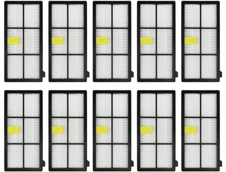 Pack de 10 Filtros para Aspiradora Irobot Roomba 860/870/871/88 INF