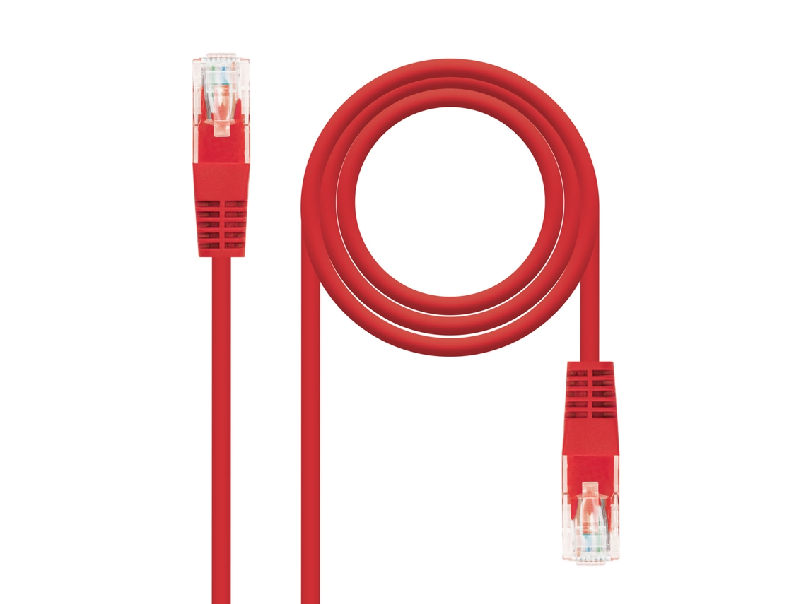 Cable de Red Nanocable Rj45 Lszh Cat.7 600Mhz Sftp Awg26 30 Cm Rojo N/A