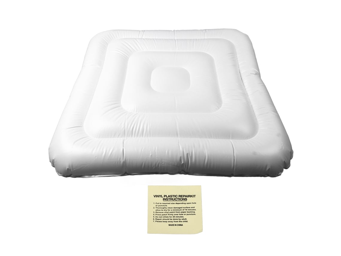 Cubierta Inflable Cuadrada Para Jacuzzi De 1,28 M (4,2 Pies), De Pvc, Resistente Al Polvo Y A La Lluvia, Con Aislamiento Térmico.