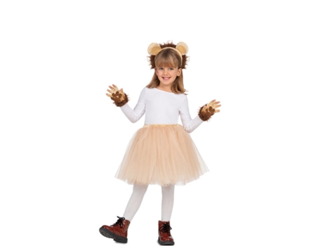 Disfraz de Niña MOM León con Tutu (infantil universal)