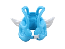 Chaleco Salvavidas Inflable Para Niños, Con Forma De Ángel, Para Edades De 3 A 8 Años, Color Azul.