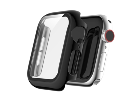 Apple Watch Series 5 y 4, caja de vidrio revestida de cobertura total de 40 mm (negro)