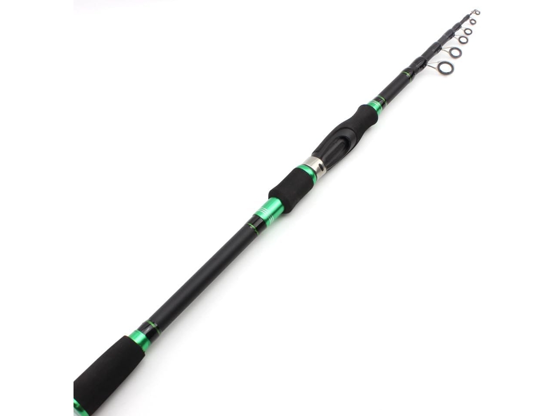 Caña De Pescar, Pesca Mar, Pescar Telescópica 1,8-2,7 M, Mini Spinning Fibra Carbono, Carpa Ultra-series, B...