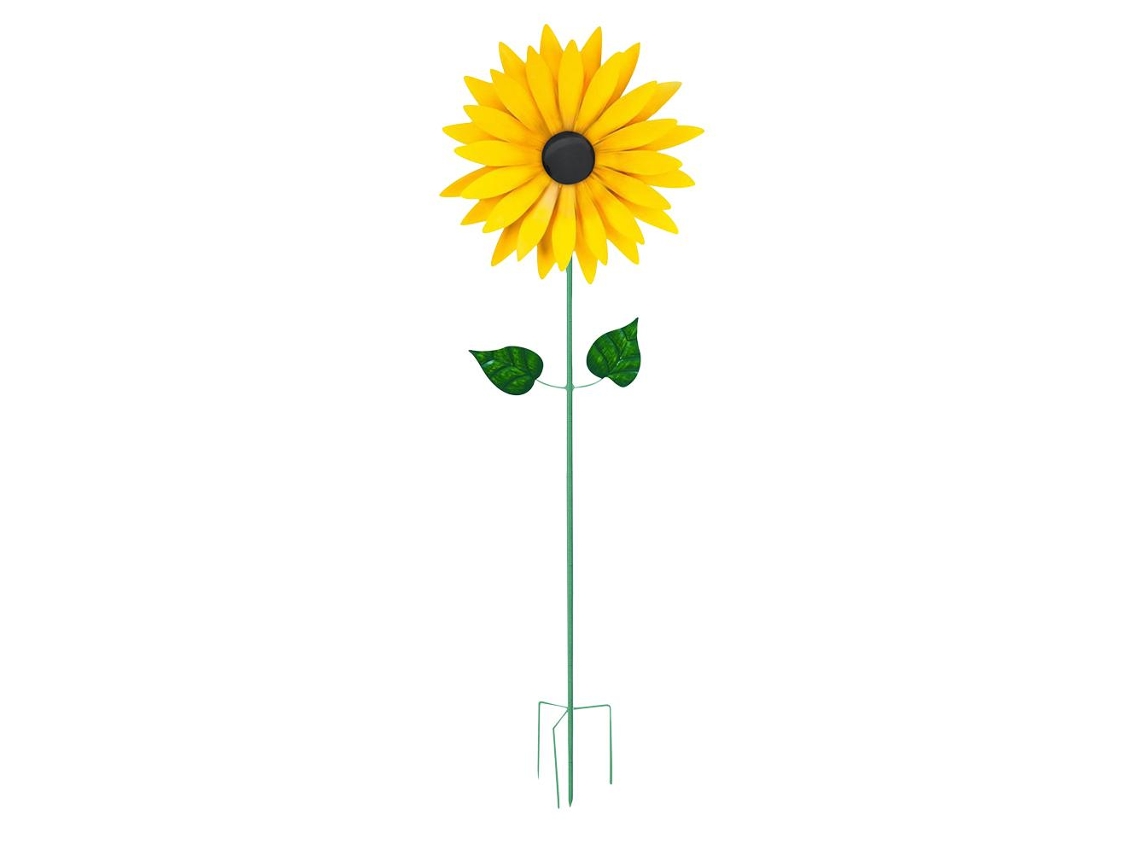 Girasol, Molino de viento, Jardín, Estaca, Esculturas, Decoración