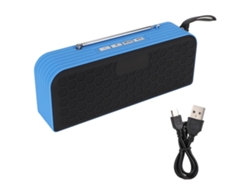 Altavoz portátil con radio FM y Bluetooth