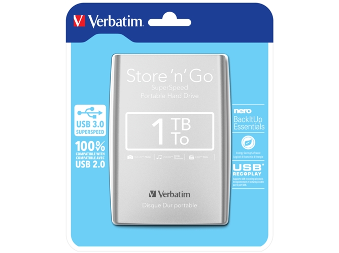 Disco HDD externo VERBATIM Store 'n' Go