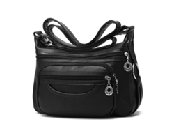Bolso De Hombro Individual De Piel Sintética De Gran Capacidad Para Mujer Con Múltiples Bolsillos.