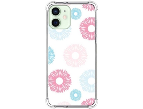 Carcasa iPhone 12 Mini (5.4) TUMUNDOSMARTPHONE Dibujos Antigolpes Flores 06 Multicolor