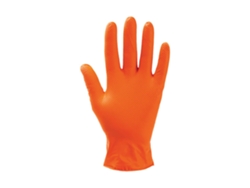 Caixa de Luvas de Oficina de Nitrilo 50 Unidades Laranja Xlrms