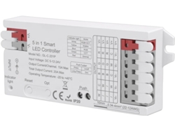 Controlador De Tiras Led Rgb 5 En 1 De 3.0 Con Modos De Atenuación Rgbcct