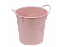 Bonito Portalápices/bolígrafos Multifuncional Rosa Con Forma De Cubo De Hierro Para Escritorio.