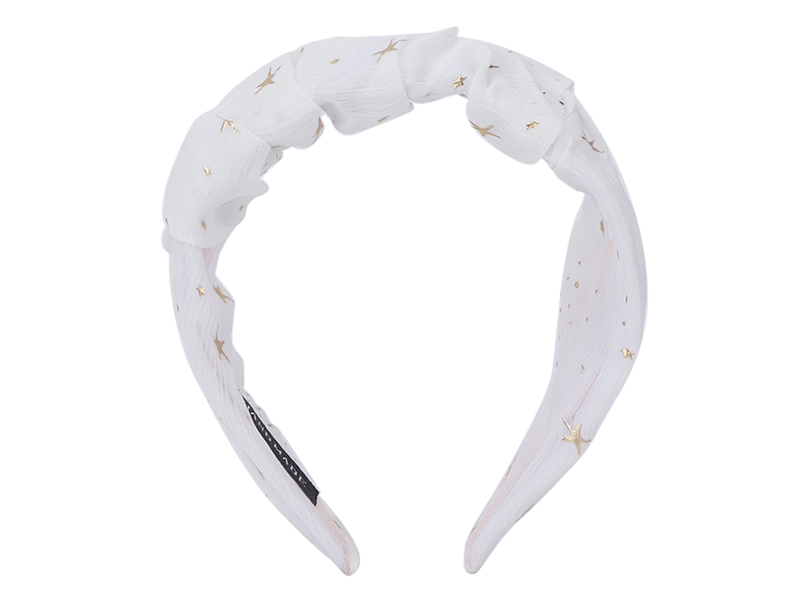 Diadema Simple Con Brillo Moda Para Fiestas Boda Regalo Cumpleaños Mujeres Niñas Blanco