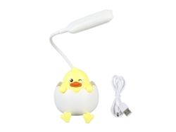 2026-lámpara De Noche Led Con Porta Bolígrafos Protección Ocular Carga Usb Flexible Para Dormitorio Lectura Estudio