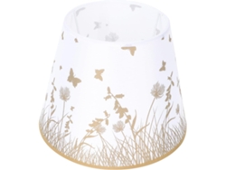 Lámpara De Mesa De Tela Elegante Y Ligera E27 Cm