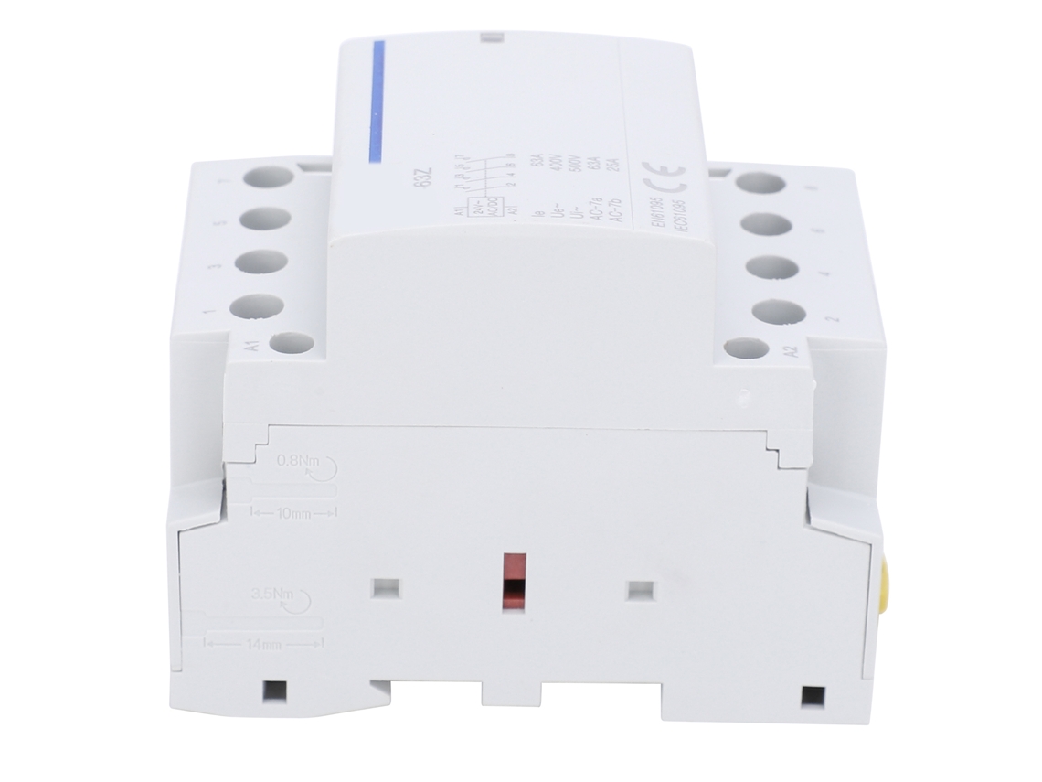 2026horizon-contacto De Voltaje Hogar Bch8‑63 63a 400v Ac/dc Bobina Eléctrica Módulo 4no 24v Ac/dc