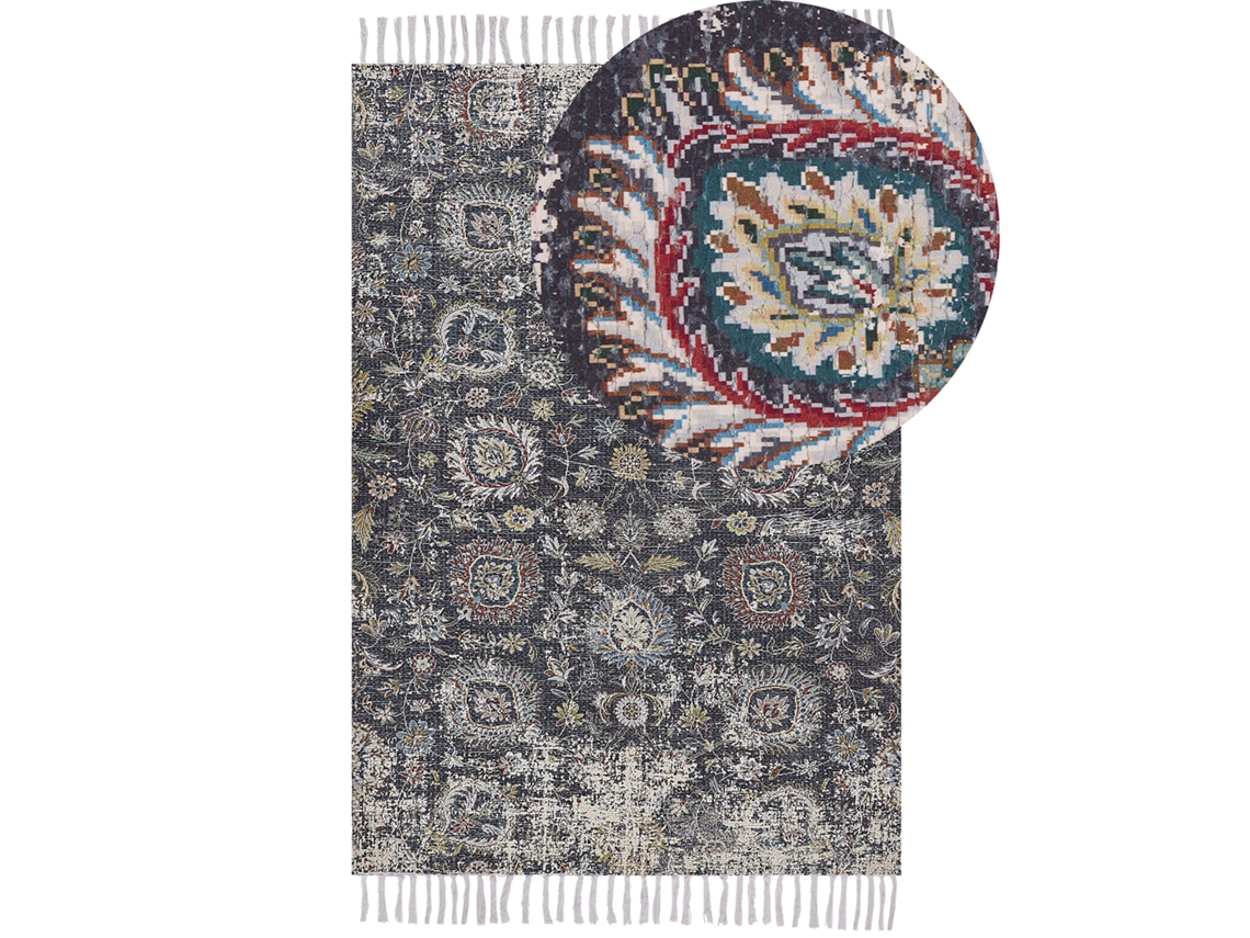 Alfombra de pelo corto BELIANI Armutalan de Poliéster Multicolor 150x230