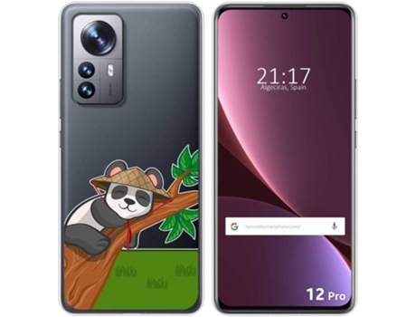 Carcasa para Xiaomi 12 Pro 5G TUMUNDOSMARTPHONE Dibujos Transparente Panda Multicolor