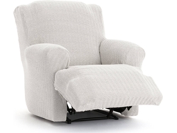 Funda de Sillón Relax XL EYSA Premium Jaz Tejido Multielástico (110 x 80 x 120 cm - Poliéster y Algodón - Crudo)