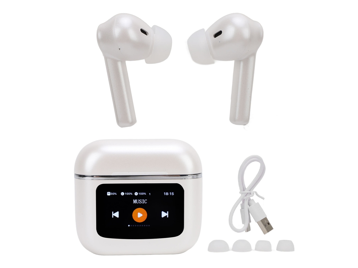 Auriculares Inalámbricos Bluetooth Con Traductor Ipx6, 137 Idiomas, 3 Modos, Color Blanco.