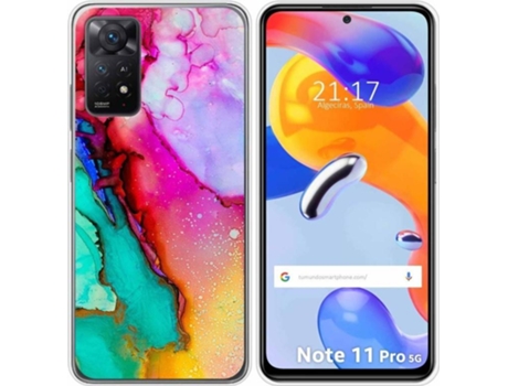 Carcasa Xiaomi Redmi Note 11 Pro TUMUNDOSMARTPHONE Dibujos Mármol 15 Multicolor