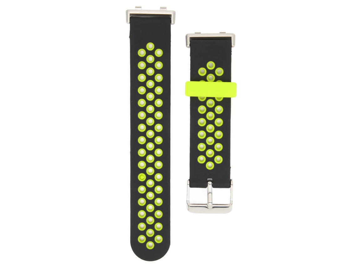 Pulseira De Silicone Esportiva 42mm Para Oppo Watch 2 Substituição Porosa Wristband Preto Verde