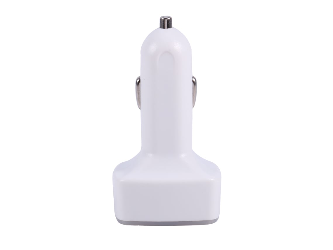Cargador De Coche (salida Usb Dual Con Pantalla De Voltaje, Corriente Y Temperatura)