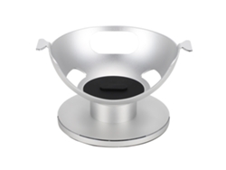 Soporte De Aluminio Plateado Ajustable 360° Antideslizante Para Echo Spot, Suitable Para Escritorio, Cocina Y Oficina