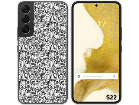Carcasa Samsung Galaxy S22 5G TUMUNDOSMARTPHONE Dibujos Letras Multicolor