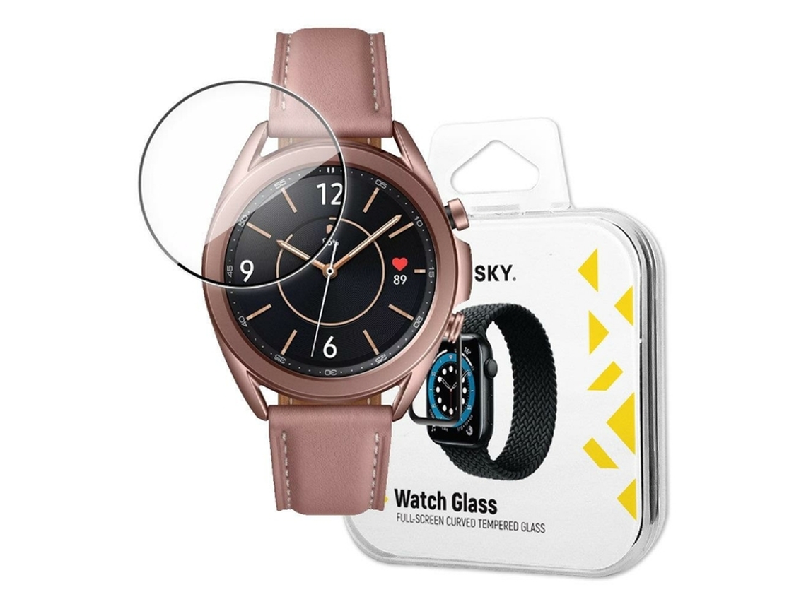 Vidrio de reloj híbrido para Samsung Galaxy Watch 3 41 mm - negro WOZINSKY