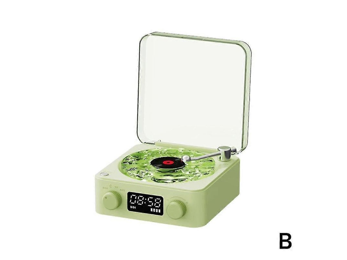 Tocadiscos Waves 2024, Nuevo Con Bluetooth, Cuatro Modos - Verde
