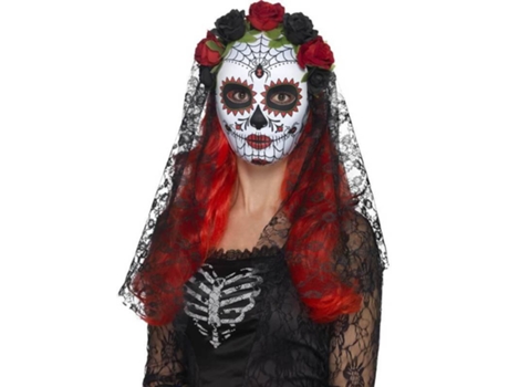 Máscara DISFRAZZES De Señorita Del Día De Muertos Para Mujer