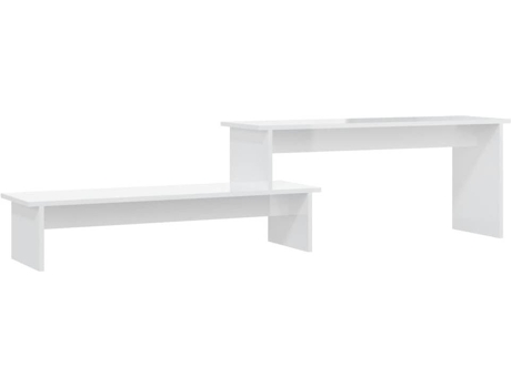 Mueble para la televisión VIDAXL Blanco Madera contrachapada (180x30x43 cm)
