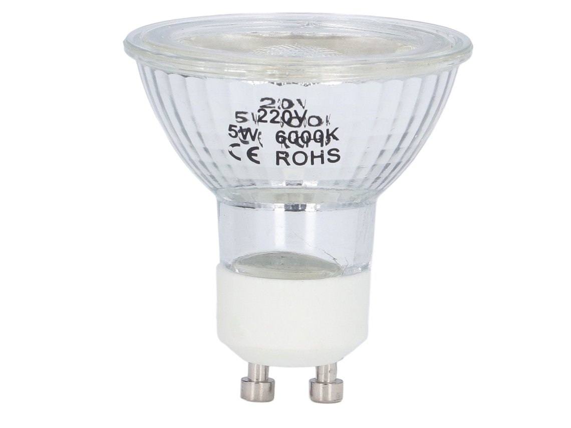 2026-bombilla Led Gu10 5w Regulable Cob Foco Luz Punto Para Dormitorio Oficina 220v