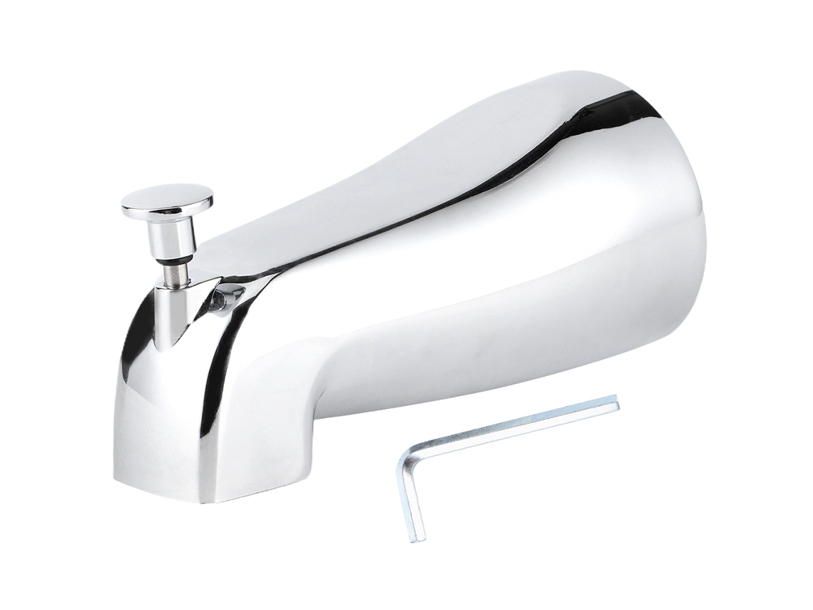 Grifo De Bañera Mural Con Desviador Extraíble, Galvanizado, Accesorio De Ducha Moderno.