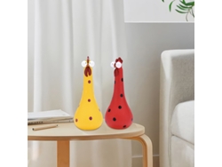 Pollo de resina para decoración de jardín, pollo de cuello largo, artesanía de resina.