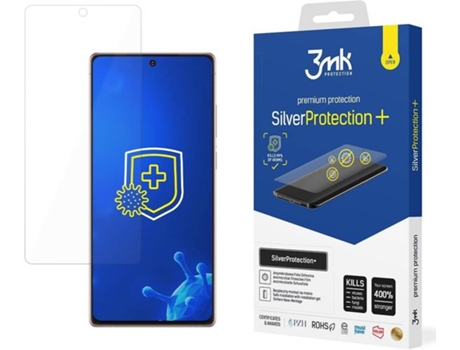 Protector Cristal Templado Samsung Galaxy Note 20 5G 3MK Antibacteriano