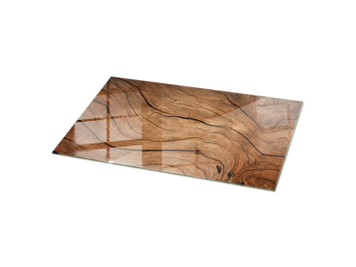 Tablero de mesa rectangular de Espelharte (120 x 60 cm - Diseño de madera natural - Marrón)