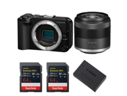 Canon Eos R50 V + Rf-s 14-30mm F/4.5-6.3 Is Stm Pz + 2 Sandisk 64gb Extreme Pro Uhs-ii Sdxc + Canon Lp-e17 + Ebook Pricedirect