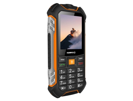 Portable Negro Irrompible HAMMER Boost 4G LTE Teclado Numérico Waterproof IP68