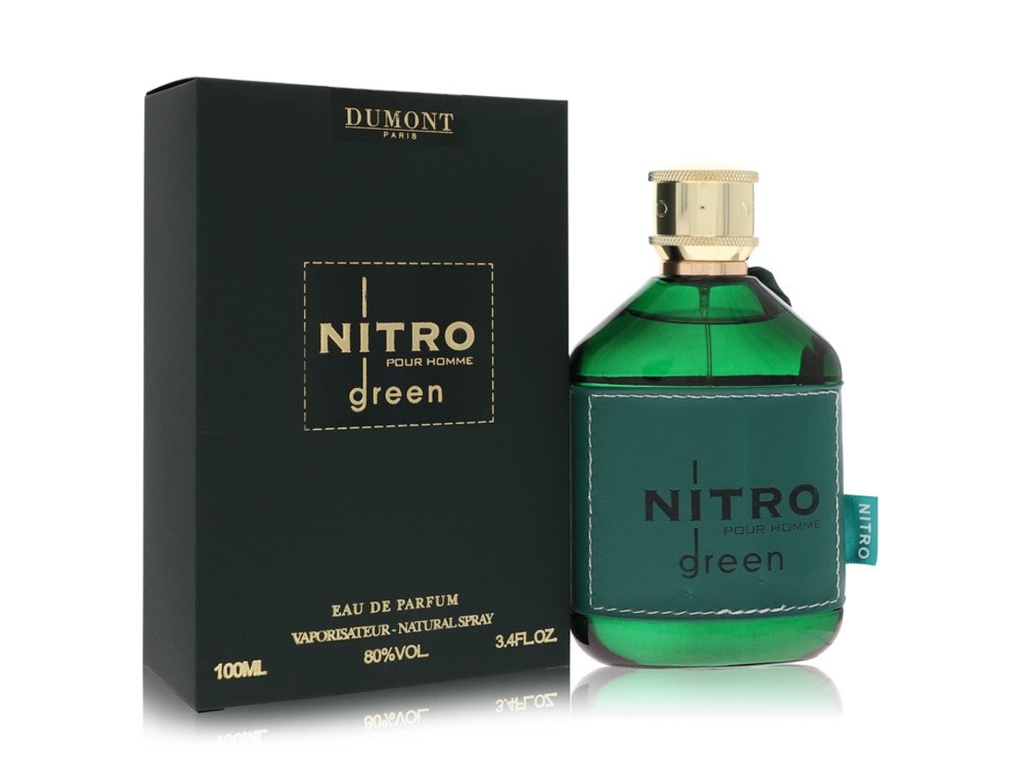 Perfume Masculino Dumont Nitro Green DUMONT PARIS Eau De Parfum 3.4 oz for Men (100 ml)